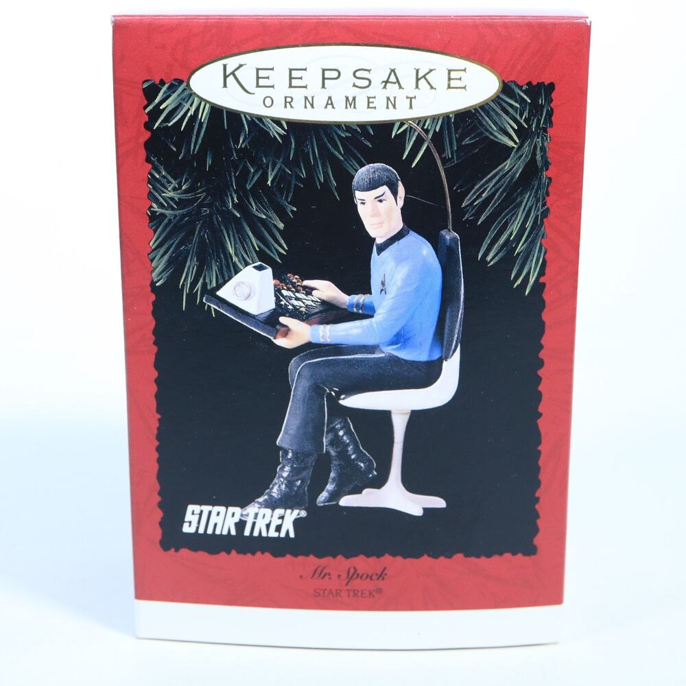 Hallmark Keepsake 1996 Ornament Star Trek - Mr. Spock New In Box